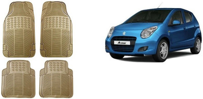 Autofetch Rubber Standard Mat For  Maruti Suzuki A-Star(Beige)