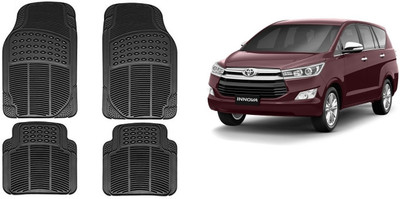 Autofetch Rubber Standard Mat For  Toyota Innova(Black)