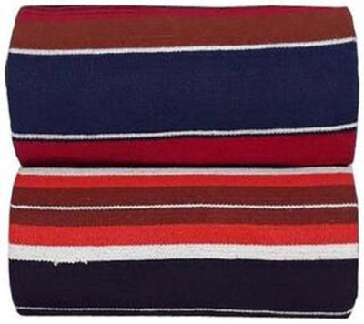 Shreejee Multicolor Cotton Dhurrie(5 ft,  X 7 ft, Rectangle)