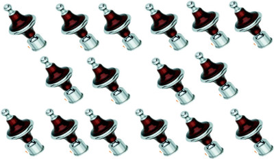 GROWNIX Maroon Rod Rail Bracket Metal(Pack of 8)