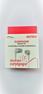 Intex Rock-01 Wired Headset(Black, In the Ear)