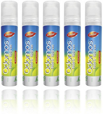 Odomos fabric roll on pack of 5(5 x 8 ml)
