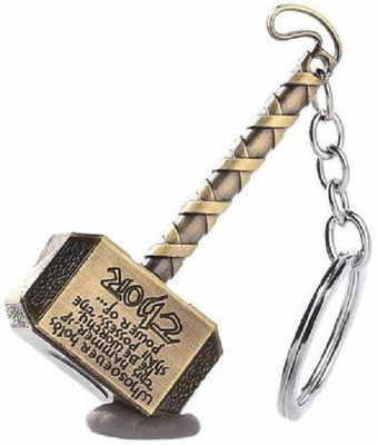 Totoo creation Marvel Thor's hammer keychain premium Gold Key Chain