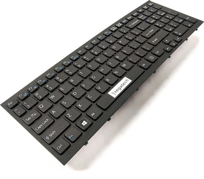 Regatech VPCEH3C0E, VPCEH3C0E/W, VPCEH3C4E Internal Laptop-size Laptop Keyboard Compatible with Desktop, Laptop, Mac(Black)