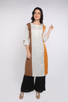 Sahila The Label Women Printed A-line Kurta(Multicolor)