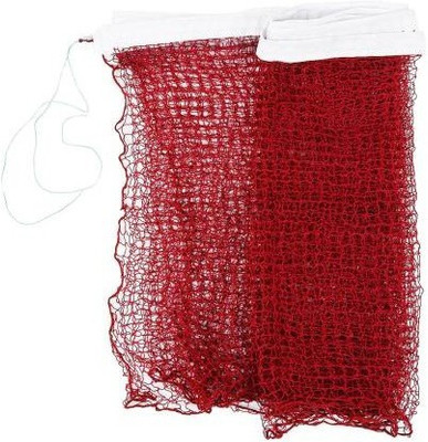 Forgesy Finest Nylon Badminton Net With Upper Side Niwar Tape Badminton Net(Red)