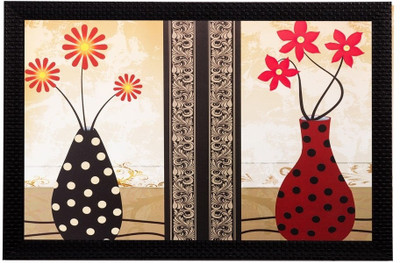 eCraftIndia Botanical Matt Textured UV Ink 14 inch x 20 inch Painting(With Frame)