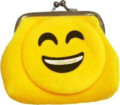 Gift Collection Emoji Designed Mini Coin Purse in Velvet Finish Coin Purse