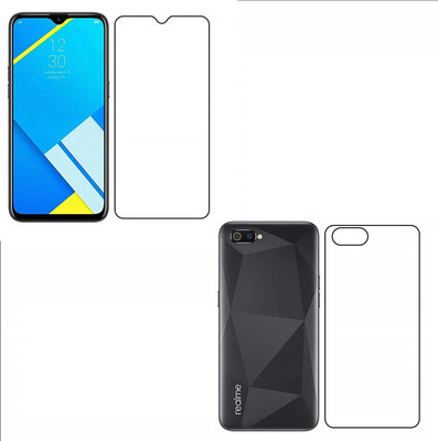 ELEF Front and Back Screen Guard for Realme C2(Pack of 1)