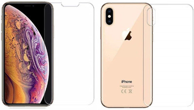 ELEF Front and Back Screen Guard for Apple iPhone XS(Pack of 1)