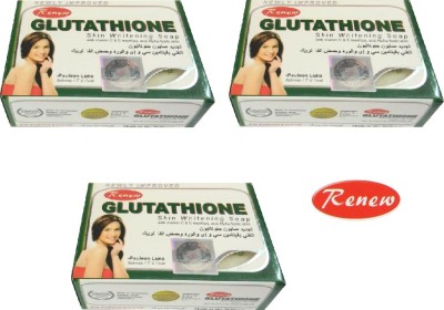 RENEW Glutathione Soap For Spot Removal(Pack Of 3)(3 x 45 g)