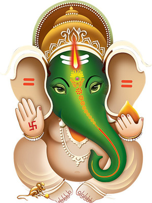 RANGOLI Religious Multicolor Wallpaper(50 cm x 50 cm)