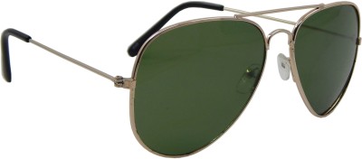 Els Aviator Sunglasses(For Men & Women, Green)