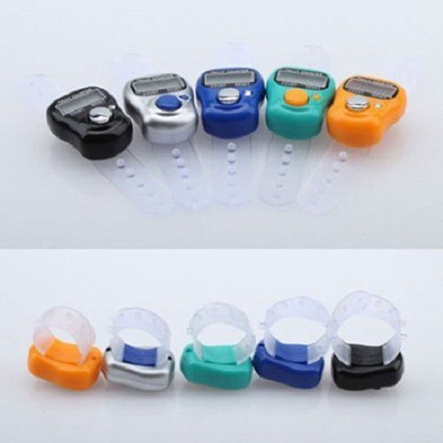Sales Hub Hand Finger Ring Digital Electronic Tally Counters (Multicolour) Digital Tally Counter(Multicolor Pack of 5)