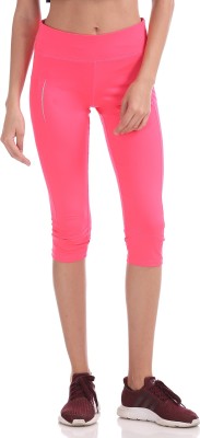 U.S. POLO ASSN. Solid Women Pink Tights