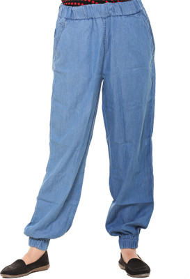 Twist99 Regular Fit Women Blue Trousers