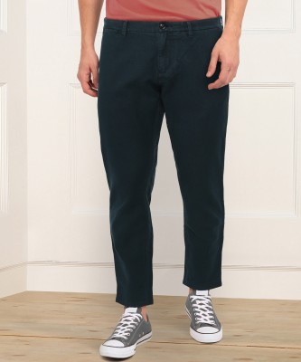 TOMMY HILFIGER Slim Fit Men Blue Trousers