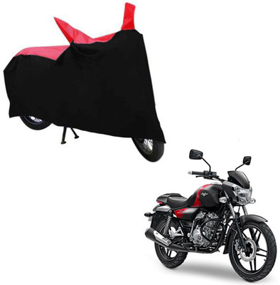 ABS AUTO TREND Two Wheeler Cover for Bajaj(V 150, Black)