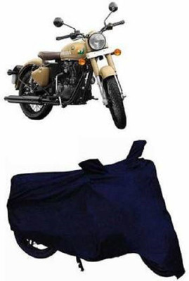 MG Hub Two Wheeler Cover for Royal Enfield(Classic 350, Blue)