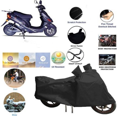 QualityBeast Two Wheeler Cover for Avon(Black)