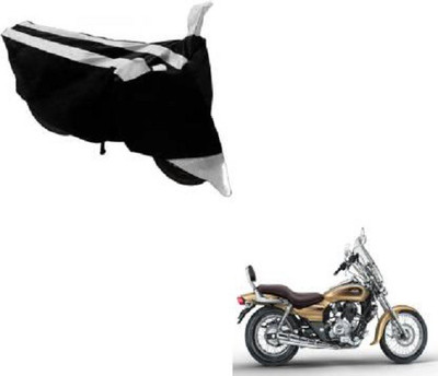 Star India Waterproof Two Wheeler Cover for Bajaj(Avenger, Silver, Black)