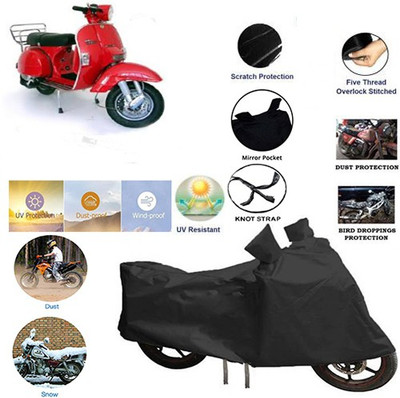 QualityBeast Two Wheeler Cover for LML(Black)