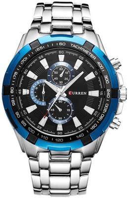 Curren Metallic Analog Watch  - For Men