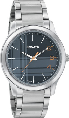 SONATA 77106SM04 Analog Watch  - For Men
