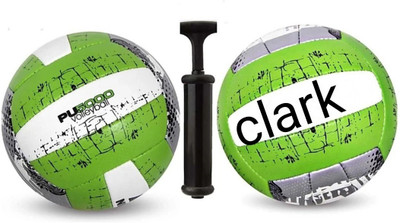 clark pu 5000 volleyball combo size 4 Volleyball - Size: 4(Standard, Pack of 2, Green)