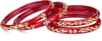1st Time Glass Bangle Set(Pack of 4)