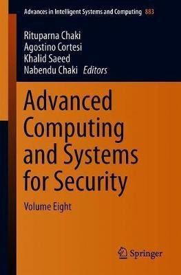 Advanced Computing and Systems for Security(English, Paperback, unknown)