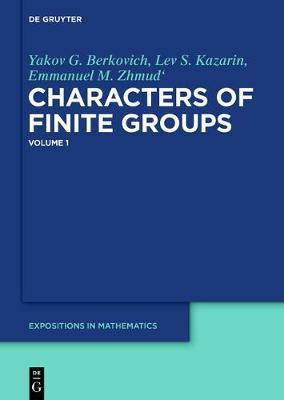 Characters of Finite Groups(English, Book, Berkovich Yakov G)