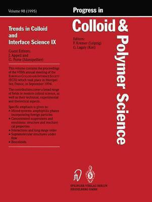Trends in Colloid and Interface Science IX(English, Paperback, unknown)