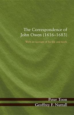 The Correspondence of John Owen (1616-1683)(English, Paperback, unknown)