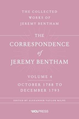 The Correspondence of Jeremy Bentham, Volume 4(English, Paperback, Bentham Jeremy)