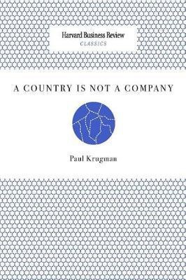 A Country Is Not a Company(English, Paperback, Krugman Paul)