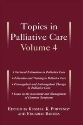 Topics in Palliative Care, Volume 4  - Volume 4(English, Hardcover, unknown)