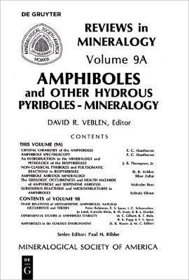 Amphiboles and Other Hydrous Pyriboles(English, Electronic book text, unknown)