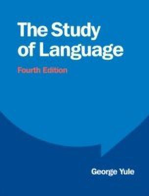 The Study of Language(English, Paperback, Yule George)
