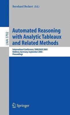 Automated Reasoning with Analytic Tableaux and Related Methods(English, Electronic book text, Beckert Bernhard)