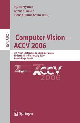 Computer Vision Accv 2006(English, Electronic book text, Narayanan P J)