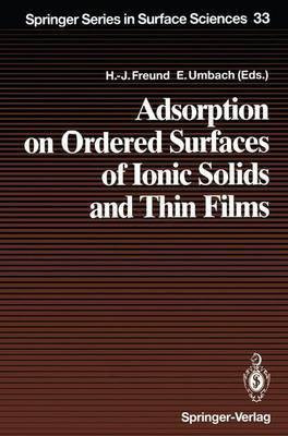 Adsorption on Ordered Surfaces of Ionic Solids and Thin Films(English, Hardcover, unknown)