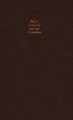 Soviet Criminal Law and Procedure(English, Hardcover, unknown)