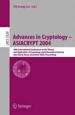 Advances in Cryptology, Asiacrypt 2004(English, Electronic book text, Lee Pil Joong)