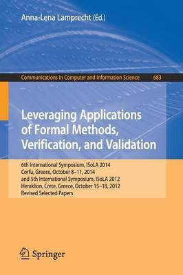 Leveraging Applications of Formal Methods, Verification, and Validation(English, Paperback, unknown)