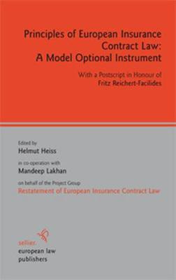 Principles of European Insurance Contract Law: A Model Optional Instrument(English, Electronic book text, unknown)