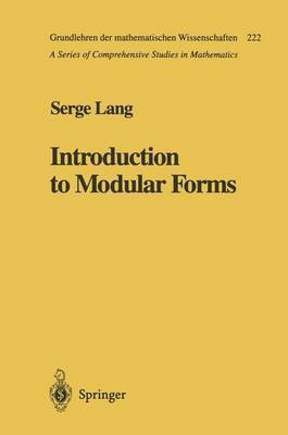 Introduction to Modular Forms(English, Paperback, Lang Serge)