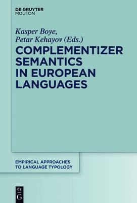 Complementizer Semantics in European Languages(English, Hardcover, unknown)