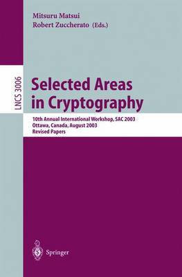 Selected Areas in Cryptography(English, Electronic book text, Matsui Mitsuru)