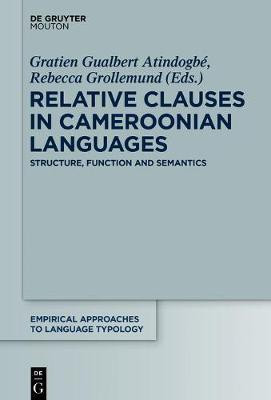 Relative Clauses in Cameroonian Languages(English, Electronic book text, unknown)